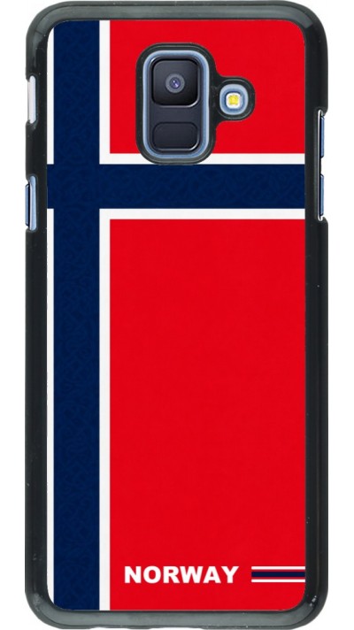 Coque Samsung Galaxy A6 - Maillot de football Norvège 2026 personnalisable