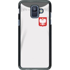 Coque Samsung Galaxy A6 - Maillot de football Pologne 2022 personnalisable