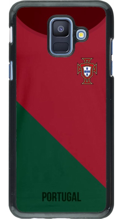 Samsung Galaxy A6 Case Hülle - Fussballtrikot Portugal2022