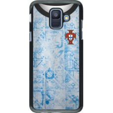 Coque Samsung Galaxy A6 - Maillot de football Portugal Extérieur personnalisable