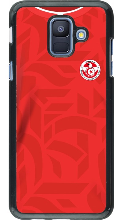 Coque Samsung Galaxy A6 - Maillot de football Tunisie 2022 personnalisable