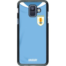 Samsung Galaxy A6 Case Hülle - Uruguay 2022 personalisierbares Fussballtrikot