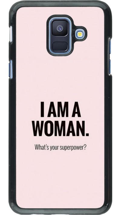 Hülle Samsung Galaxy A6 - I am a woman