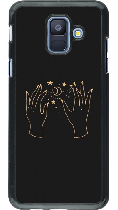 Hülle Samsung Galaxy A6 - Grey magic hands