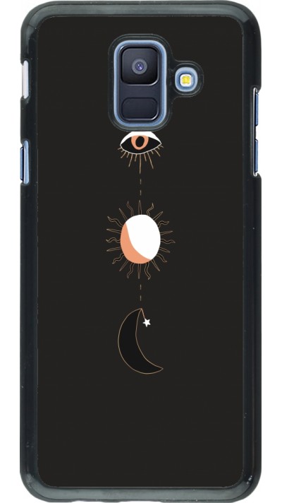 Coque Samsung Galaxy A6 - Halloween 22 eye sun moon