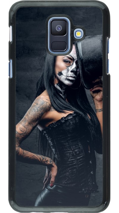 Coque Samsung Galaxy A6 - Halloween 22 Tattooed Girl
