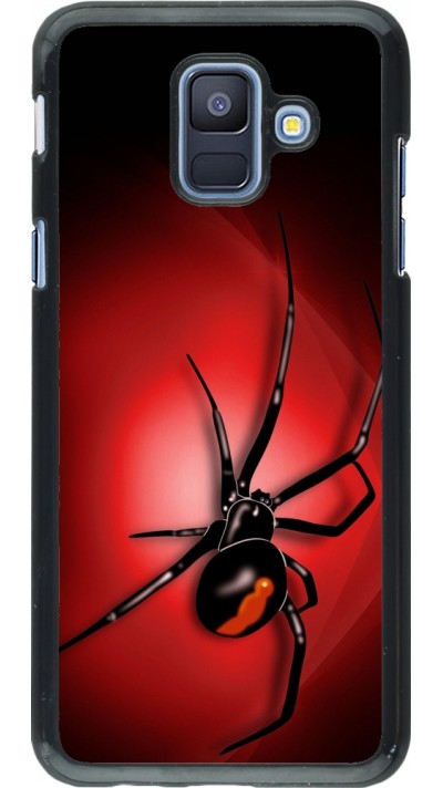 Samsung Galaxy A6 Case Hülle - Halloween 2023 spider black widow