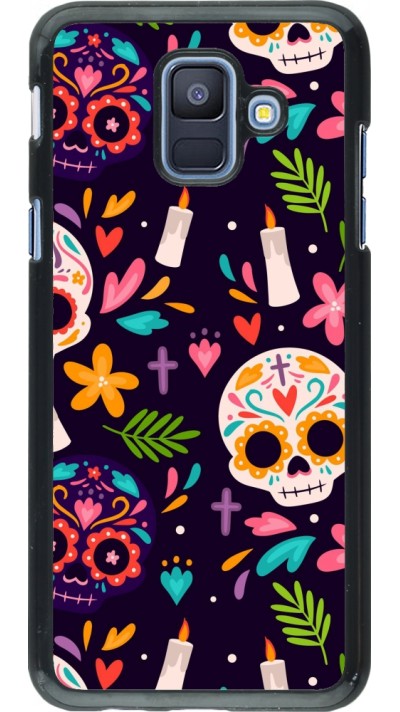 Samsung Galaxy A6 Case Hülle - Halloween 2023 mexican style