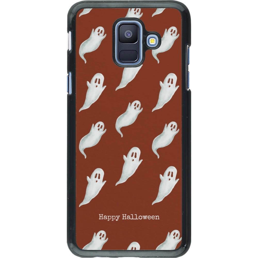 Coque Samsung Galaxy A6 - Halloween 2025 Pattern of ghosts