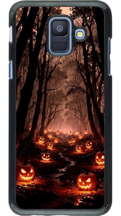 Coque Samsung Galaxy A6 - Halloween 2025 Road of Terrifying Pumpkins