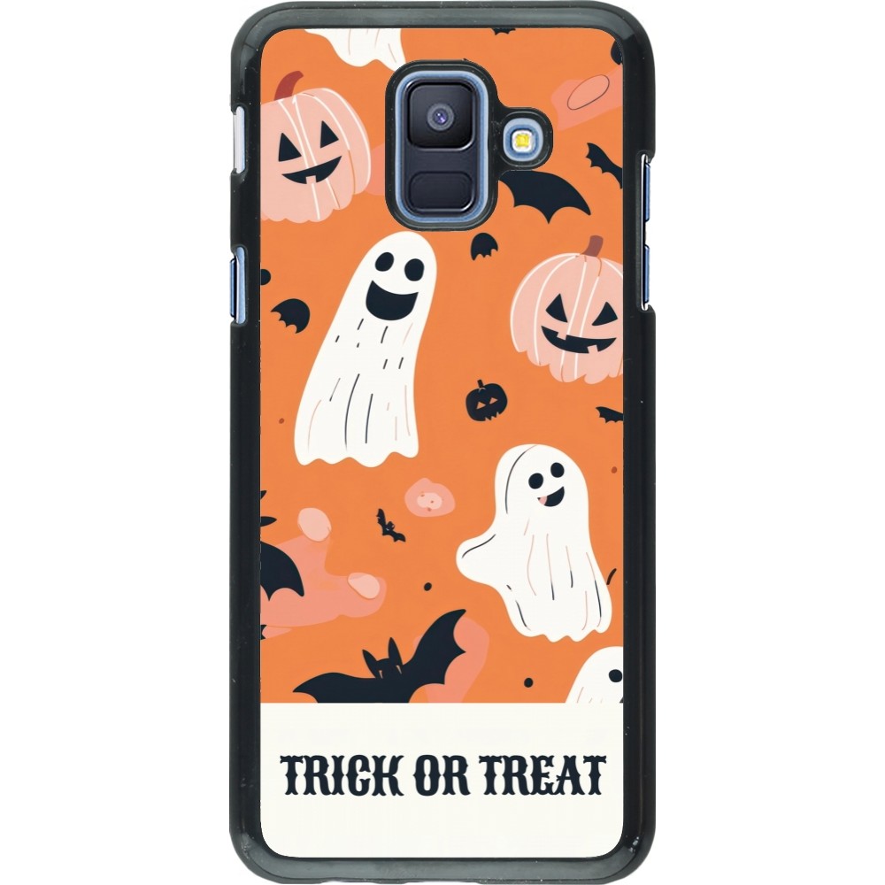 Samsung Galaxy A6 Case Hülle - Halloween 2025 Trick treat