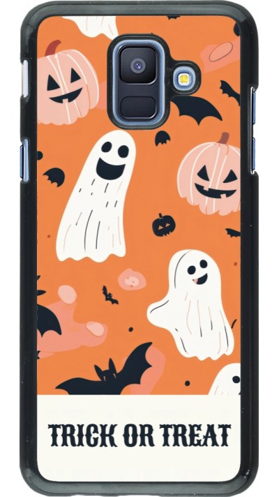 Samsung Galaxy A6 Case Hülle - Halloween 2025 Trick treat Samsung Galaxy A6 Case Hülle - Halloween 2025 Trick treat