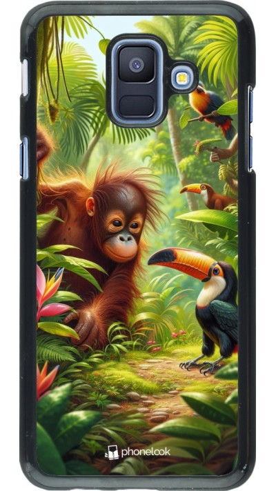 Coque Samsung Galaxy A6 - Jungle Tropicale Tayrona