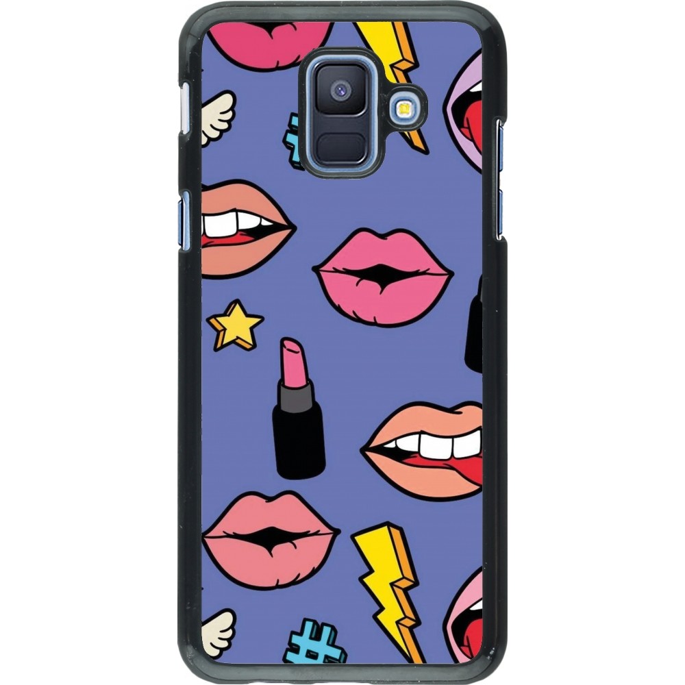 Samsung Galaxy A6 Case Hülle - Lips and lipgloss