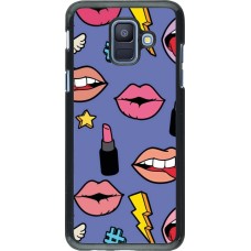 Samsung Galaxy A6 Case Hülle - Lips and lipgloss