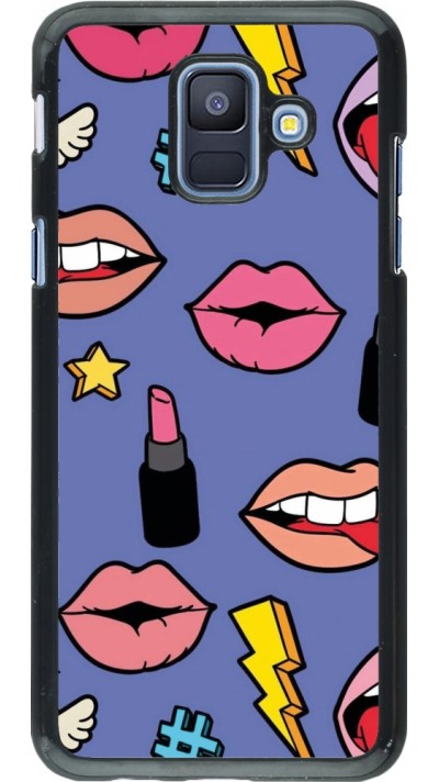 Samsung Galaxy A6 Case Hülle - Lips and lipgloss