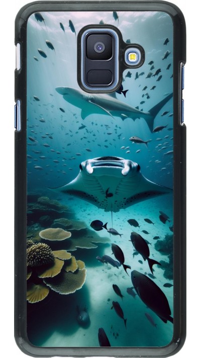 Samsung Galaxy A6 Case Hülle - Manta Lagune Reinigung