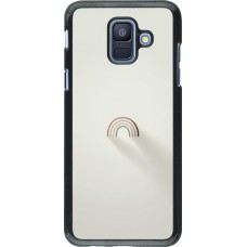 Samsung Galaxy A6 Case Hülle - Mini Regenbogen Minimal
