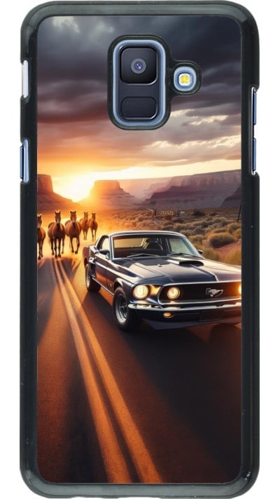 Samsung Galaxy A6 Case Hülle - Mustang 69 Grand Canyon