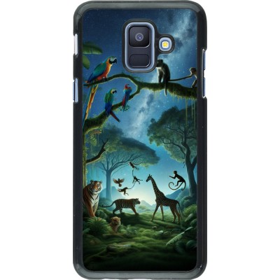 Samsung Galaxy A6 Case Hülle - Paradies der exotischen Tiere