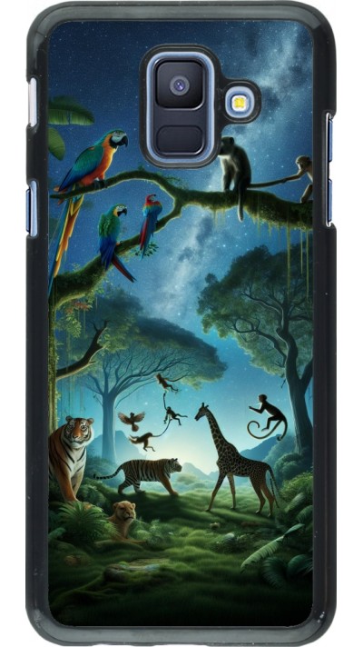 Samsung Galaxy A6 Case Hülle - Paradies der exotischen Tiere