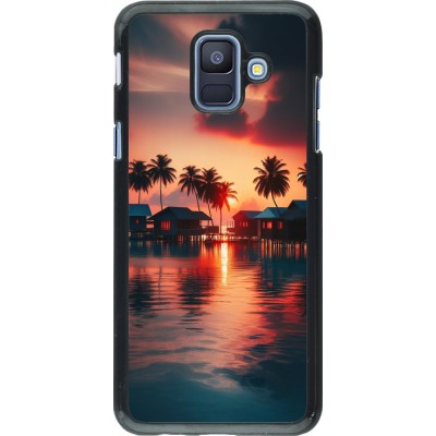 Samsung Galaxy A6 Case Hülle - Paradies Malediven