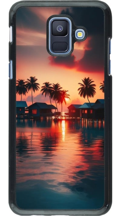 Samsung Galaxy A6 Case Hülle - Paradies Malediven