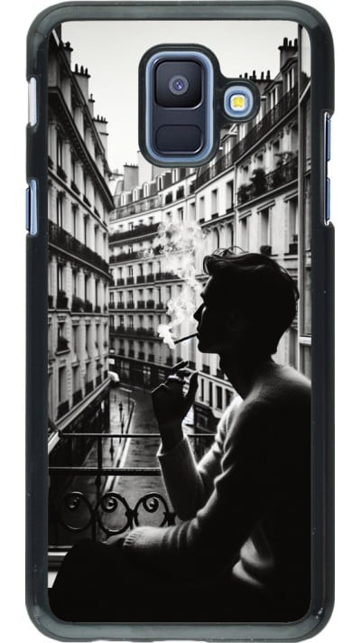 Samsung Galaxy A6 Case Hülle - Parisian Smoker