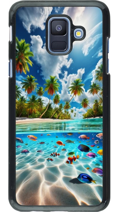 Samsung Galaxy A6 Case Hülle - Strandparadies