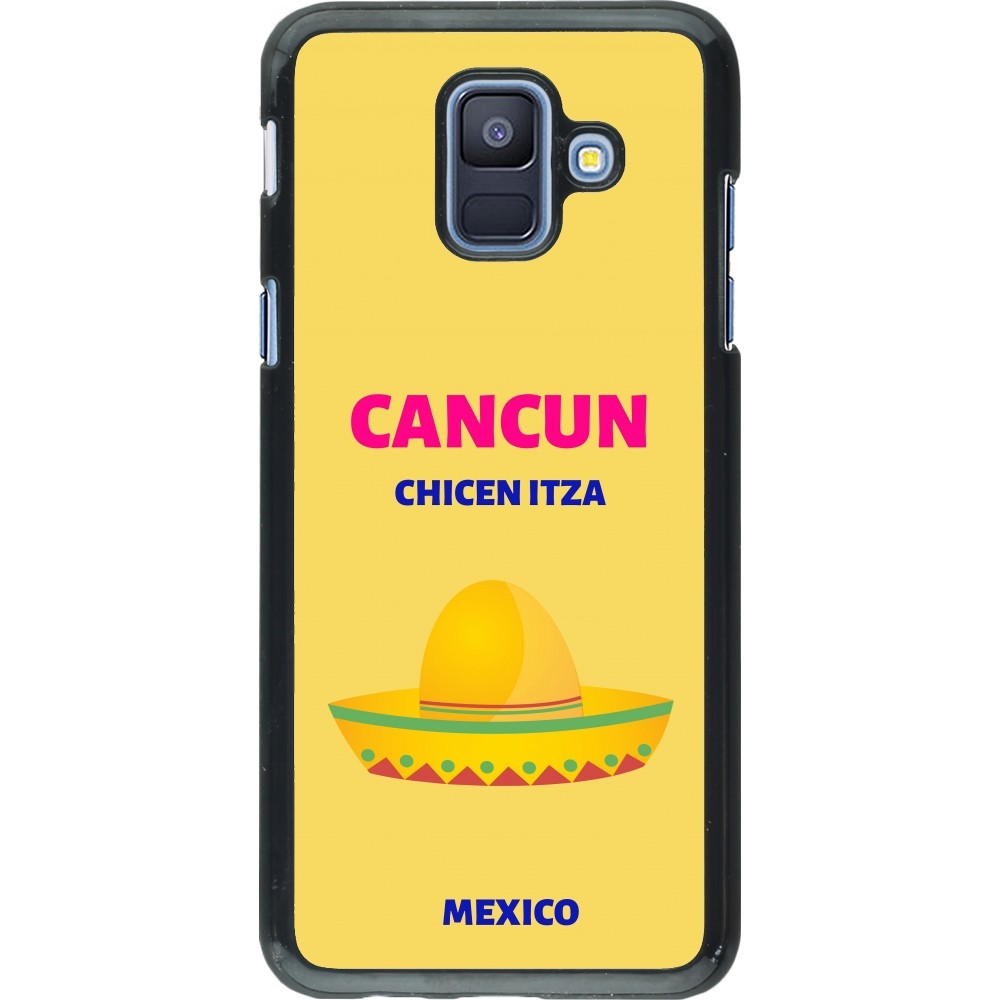 Samsung Galaxy A6 Case Hülle - Pop Summer Destination Cancun
