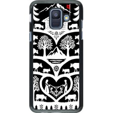 Coque Samsung Galaxy A6 - Poya Suisse 2 noir