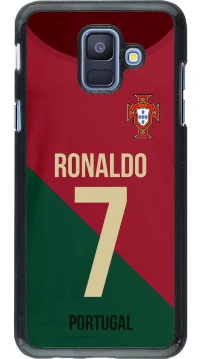 Coque Samsung Galaxy A6 - Football shirt Ronaldo Portugal