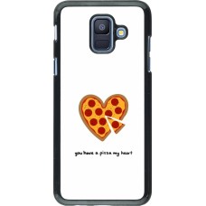 Coque Samsung Galaxy A6 - Saint Valentines Day 26 You have my pizza heart