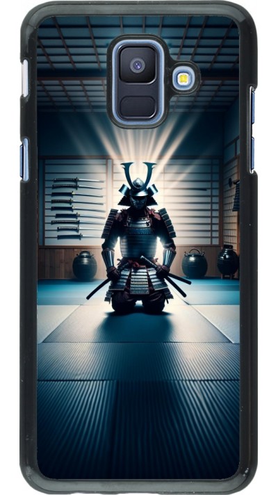 Samsung Galaxy A6 Case Hülle - Samurai im Gebet