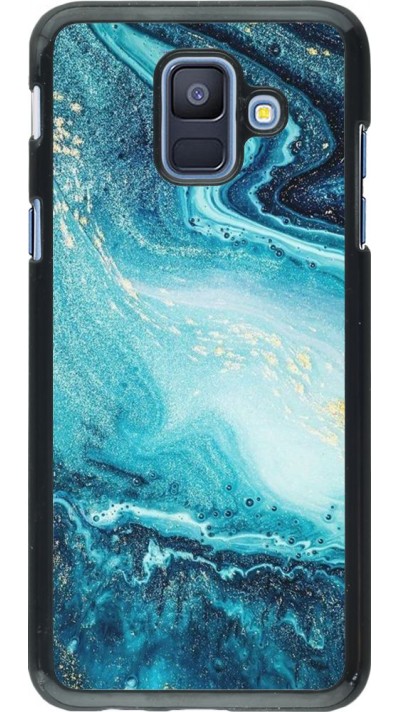 Hülle Samsung Galaxy A6 - Sea Foam Blue