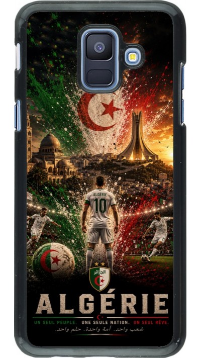 Samsung Galaxy A6 Case Hülle - Fussball Algerien splash 2026
