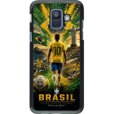 Samsung Galaxy A6 Case Hülle - Fussball Brasilien splash 2026