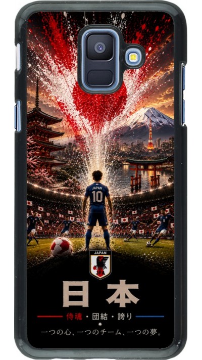 Samsung Galaxy A6 Case Hülle - Fussball Japan splash 2026