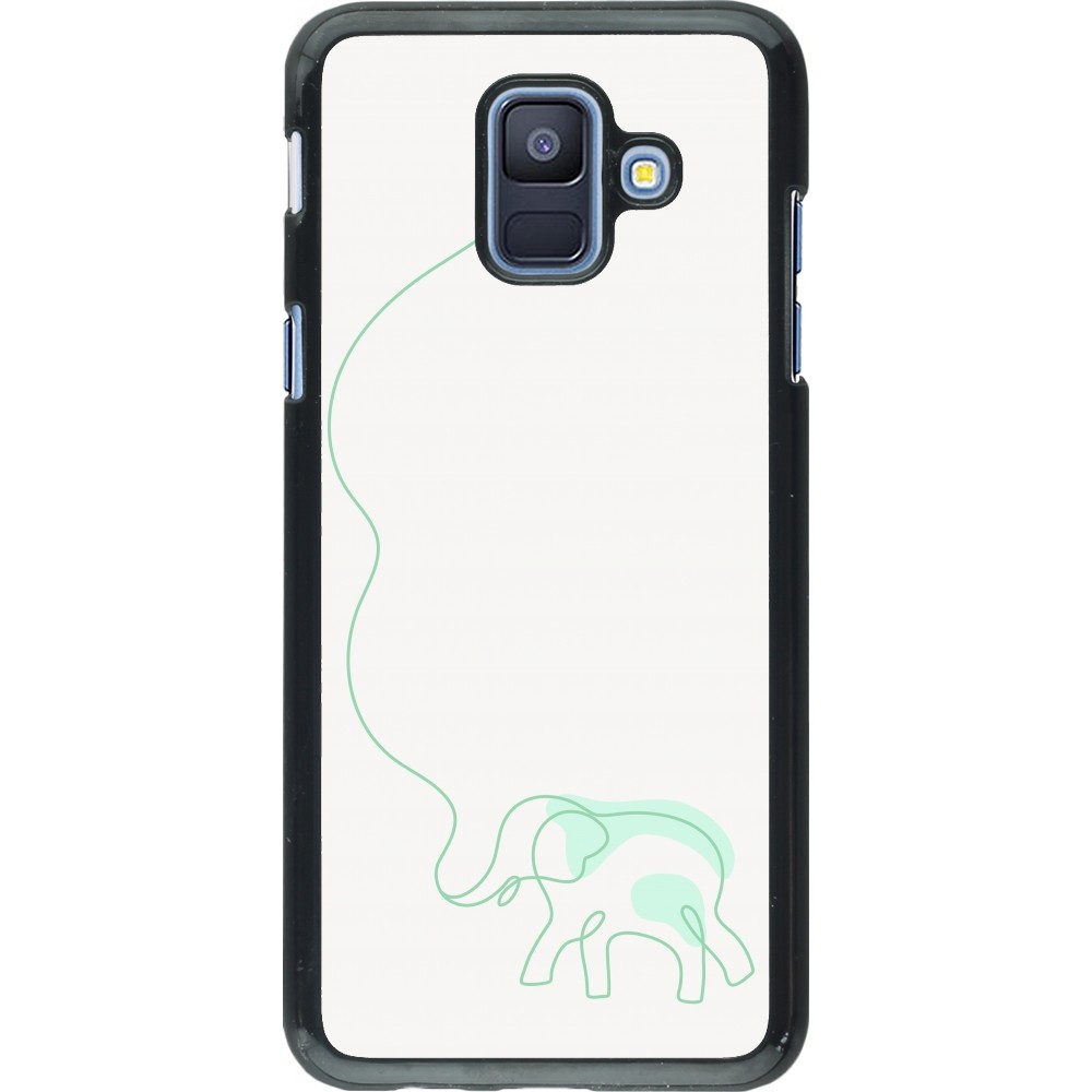 Samsung Galaxy A6 Case Hülle - Spring 23 baby elephant
