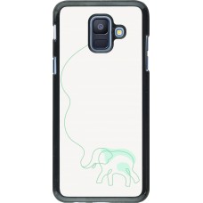 Samsung Galaxy A6 Case Hülle - Spring 23 baby elephant