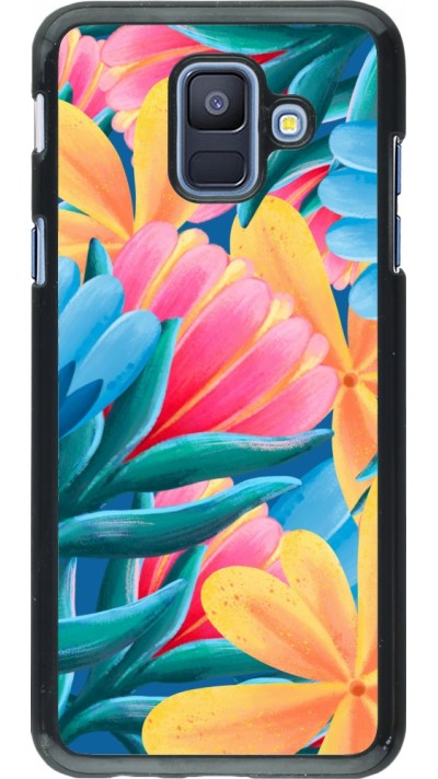 Coque Samsung Galaxy A6 - Spring 23 colorful flowers