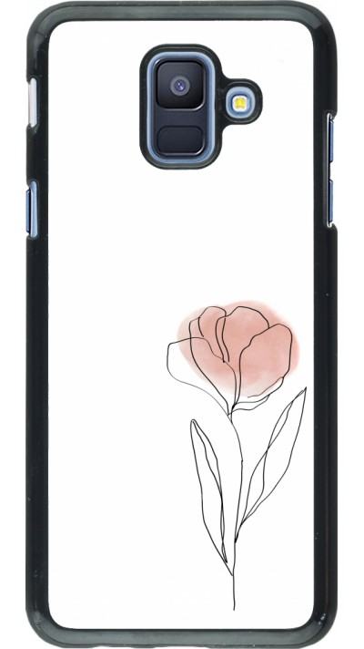 Coque Samsung Galaxy A6 - Spring 23 minimalist flower