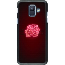 Samsung Galaxy A6 Case Hülle - Spring 23 neon rose