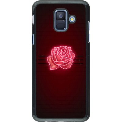 Samsung Galaxy A6 Case Hülle - Spring 23 neon rose