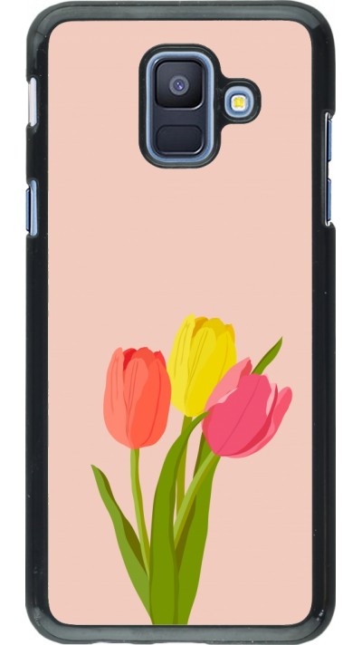 Coque Samsung Galaxy A6 - Spring 23 tulip trio