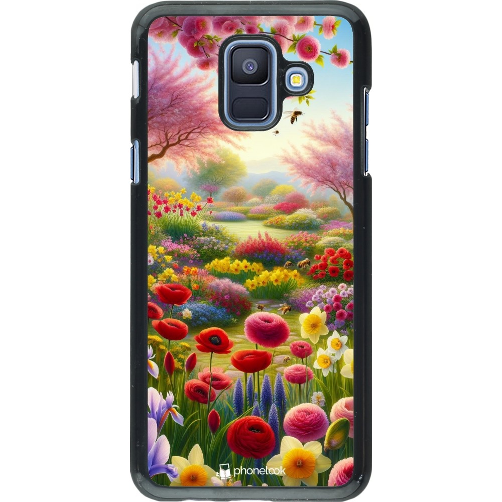 Samsung Galaxy A6 Case Hülle - Frühling 25 Strauß Frühling