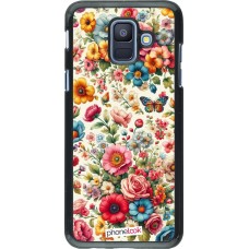 Samsung Galaxy A6 Case Hülle - Spring 25 fruehling bluetend