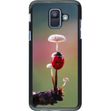 Samsung Galaxy A6 Case Hülle - Ladybird on a mushroom Spring 2026