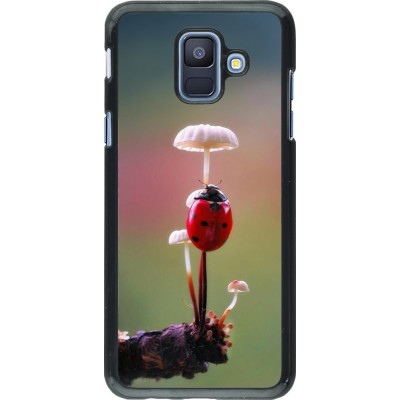 Coque Samsung Galaxy A6 - Ladybird on a mushroom Spring 2026