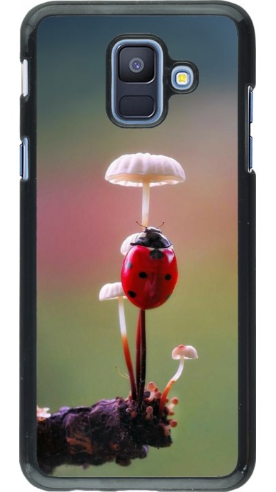 Samsung Galaxy A6 Case Hülle - Ladybird on a mushroom Spring 2026